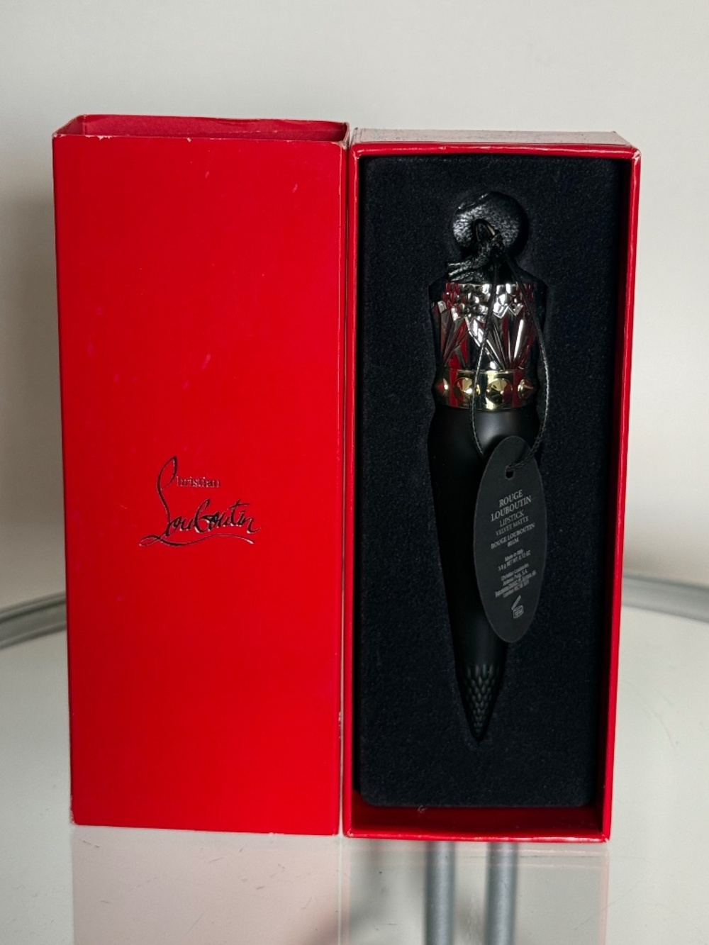 NEW Christian Louboutin Rouge Louboutin Velvet Matte Lipstick in Rouge Louboutin